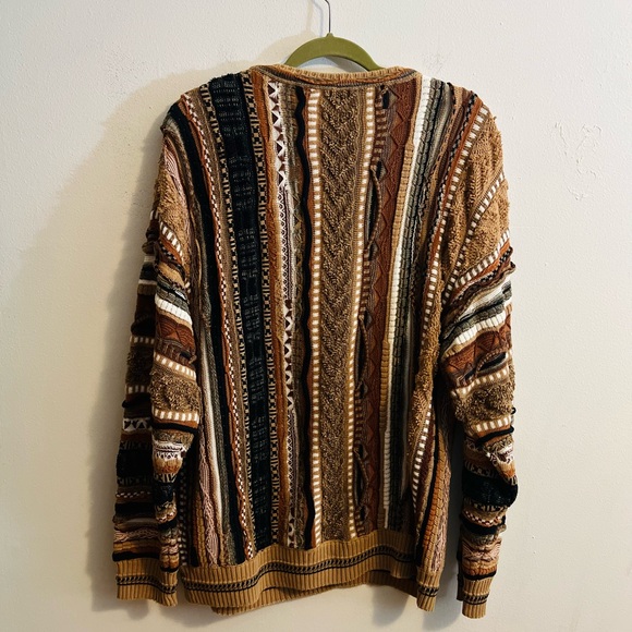 Men’s Vintage Bachrach 3D Coogi Style Sweater - Picture 4 of 7